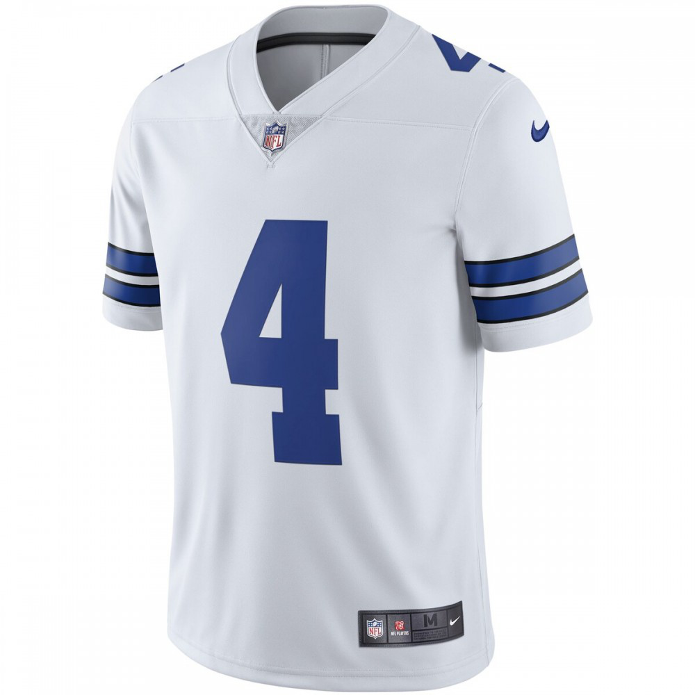 Dak Prescott Dallas Cowboys Nike Vapor Limited Player Jersey - White-Profan Arena